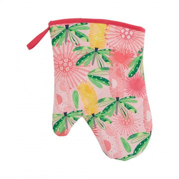 ANNABEL TRENDS. : Oven Mitt - Pink Banksia
