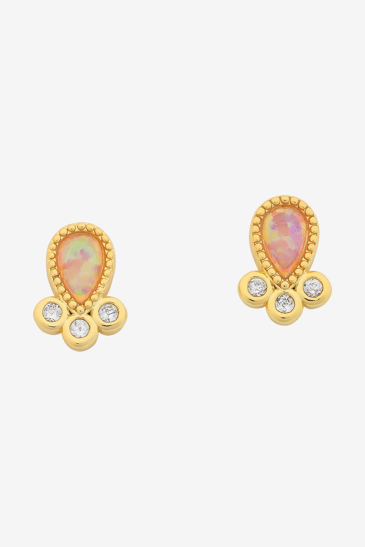 LIBERTE : Lucy Gold Pink - Earring
