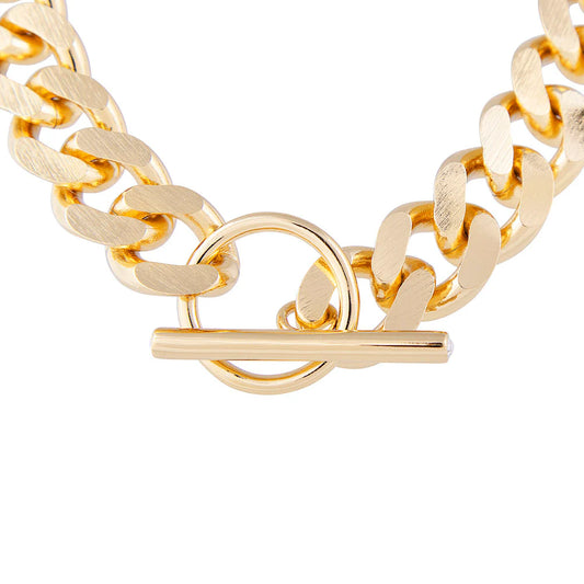 FAIRLEY: Chunky T-Bar Chain Necklace