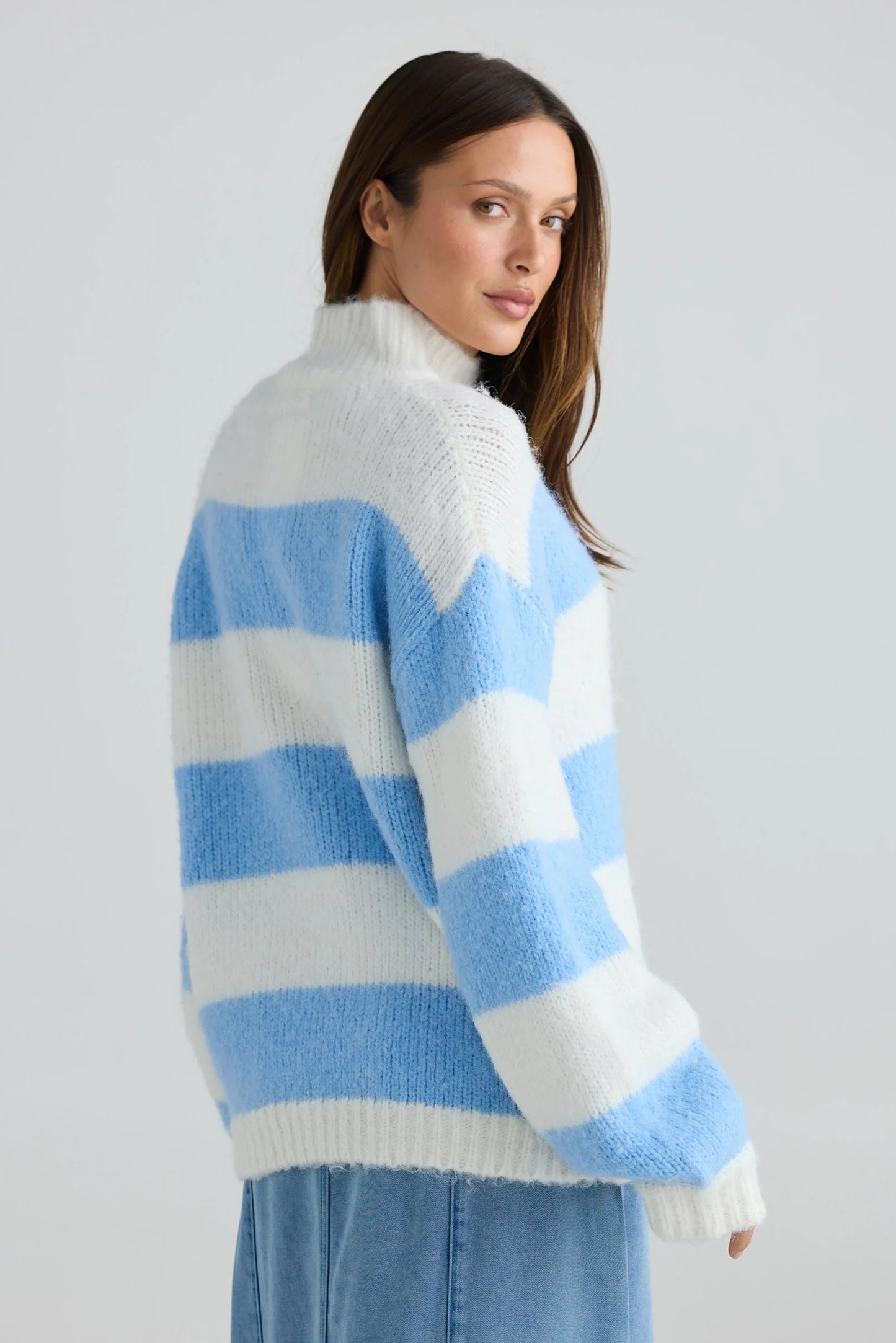 HOLIDAY : Island Blue Stripe - Knit