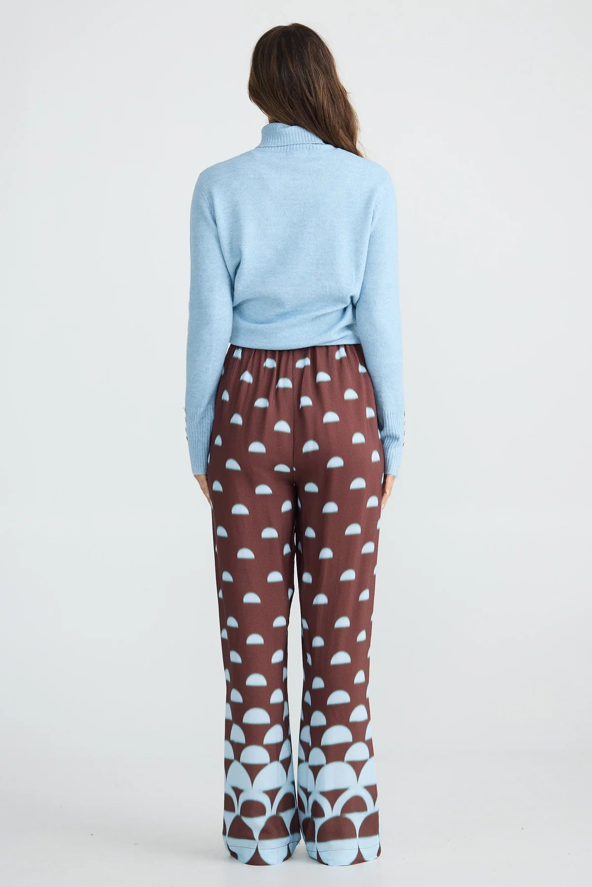 BRAVE+TRUE : Second Valley Blue Brown Geo - Pant