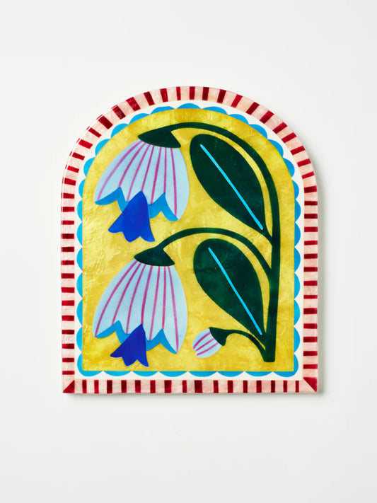 JONES & CO : Bloom Nouveau Yellow Arch - Wall Art