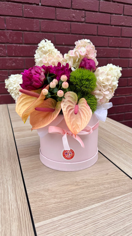 Floral Hug Box Arrangement