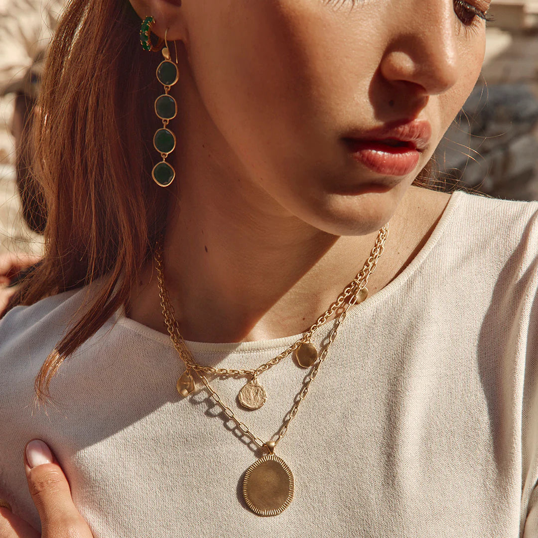 FAIRLEY : Gold Horizon Necklace