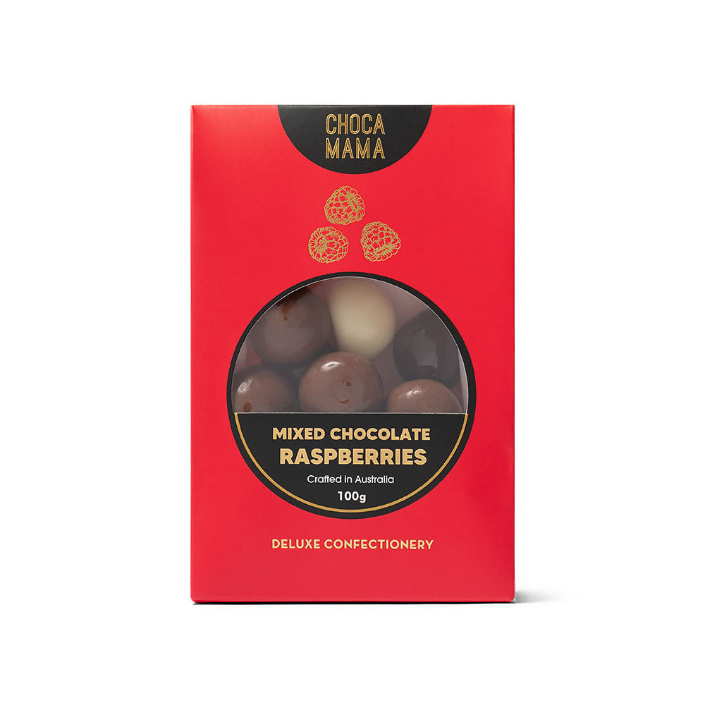 CHOCAMAMA : Mixed Chocolate Raspberries
