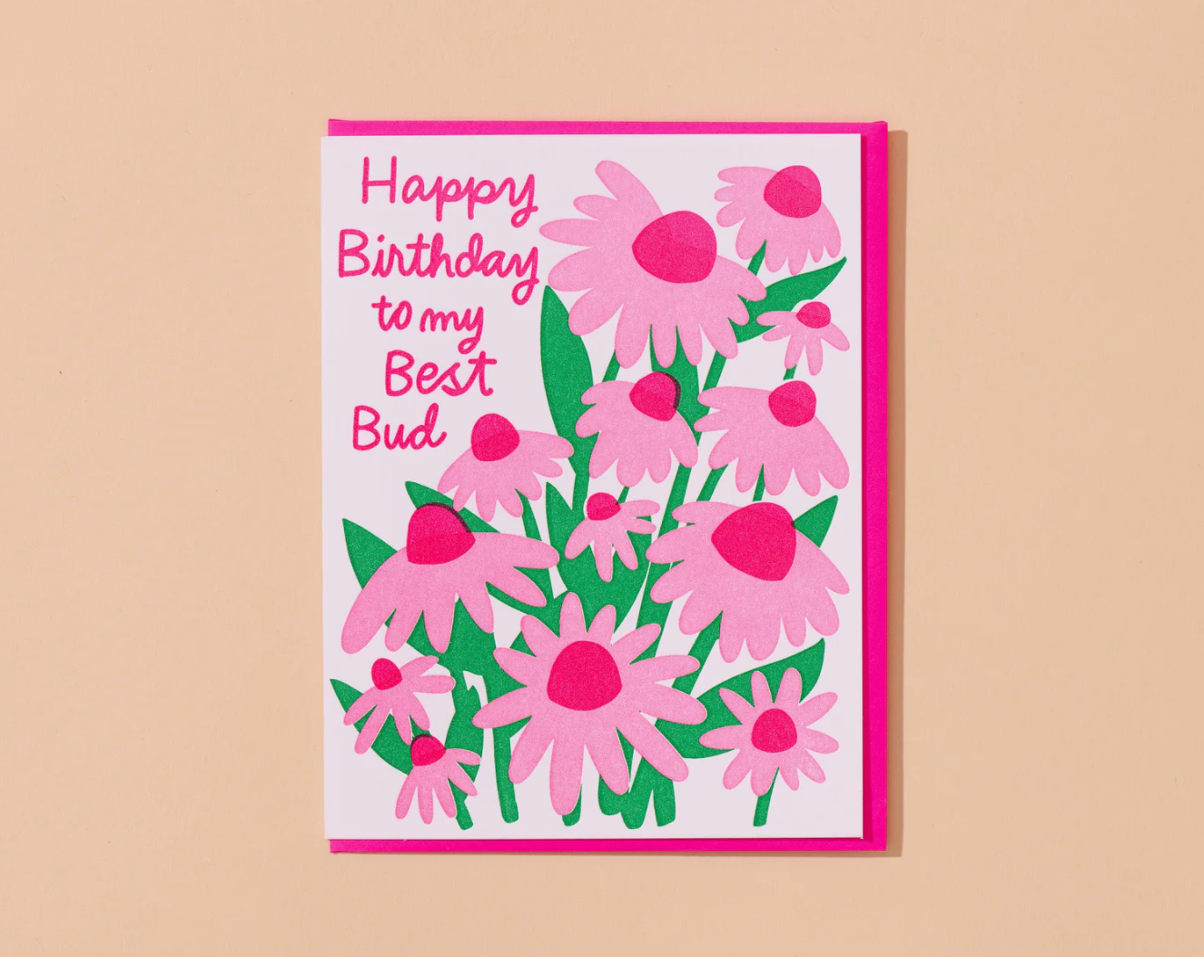 GREETING CARD : Happy Birthday to My Best Bud - Birthday Card