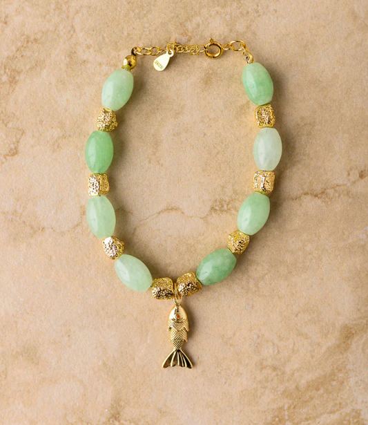 INDIGO & WOLFE : GOIA Jade - Bracelet