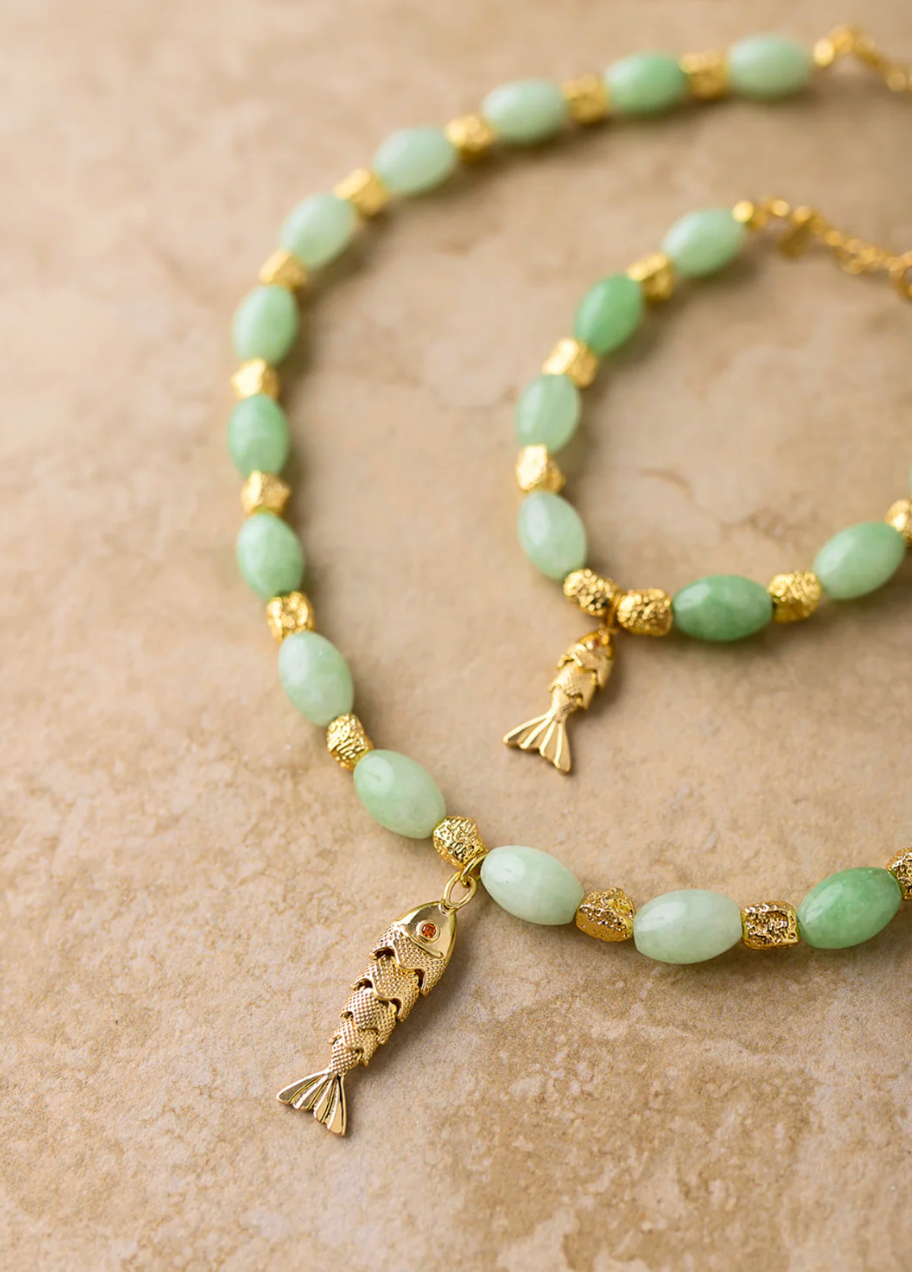 INDIGO & WOLFE : GOIA Jade - Bracelet