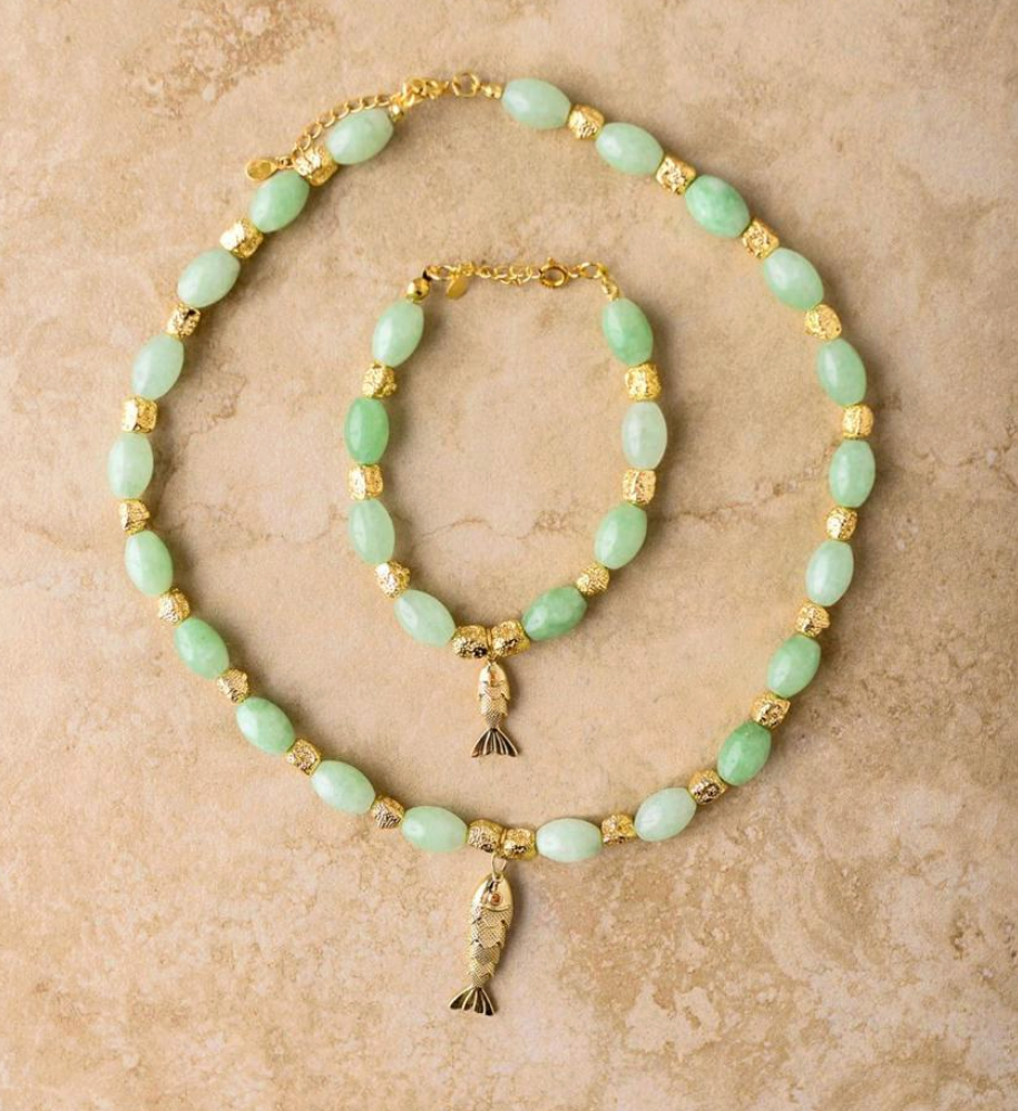 INDIGO & WOLFE : GOIA Jade - Bracelet