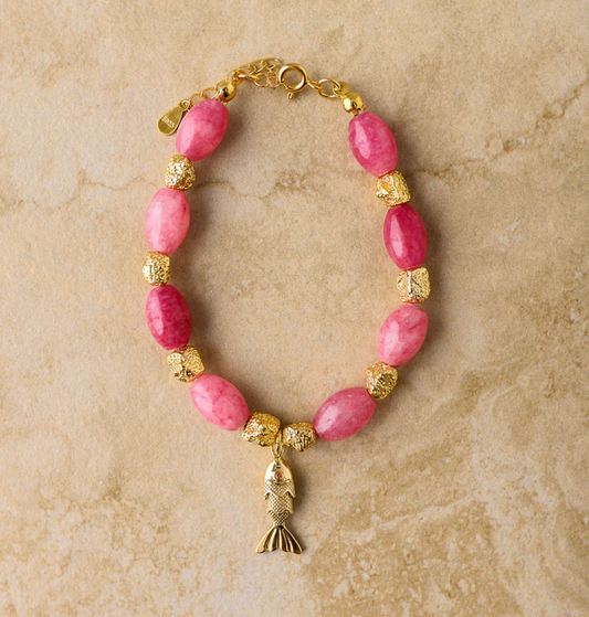INDIGO & WOLFE : GOIA Pink - Bracelet