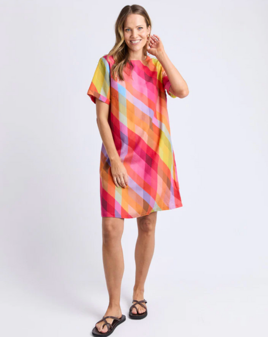 Elm Lifestyle - Rena Striped Print Dress