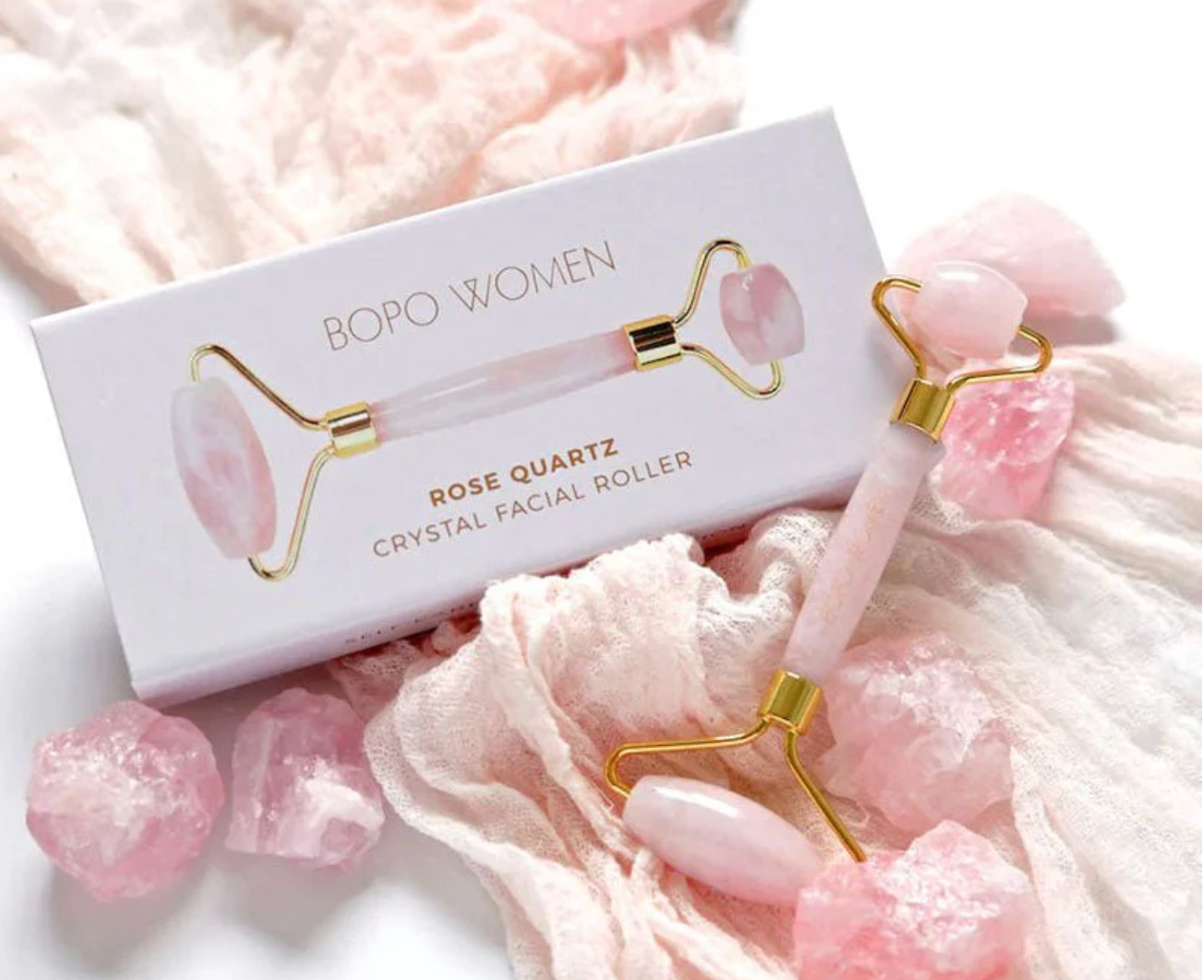 BOPO WOMEN - Rose Quartz Facial Roller