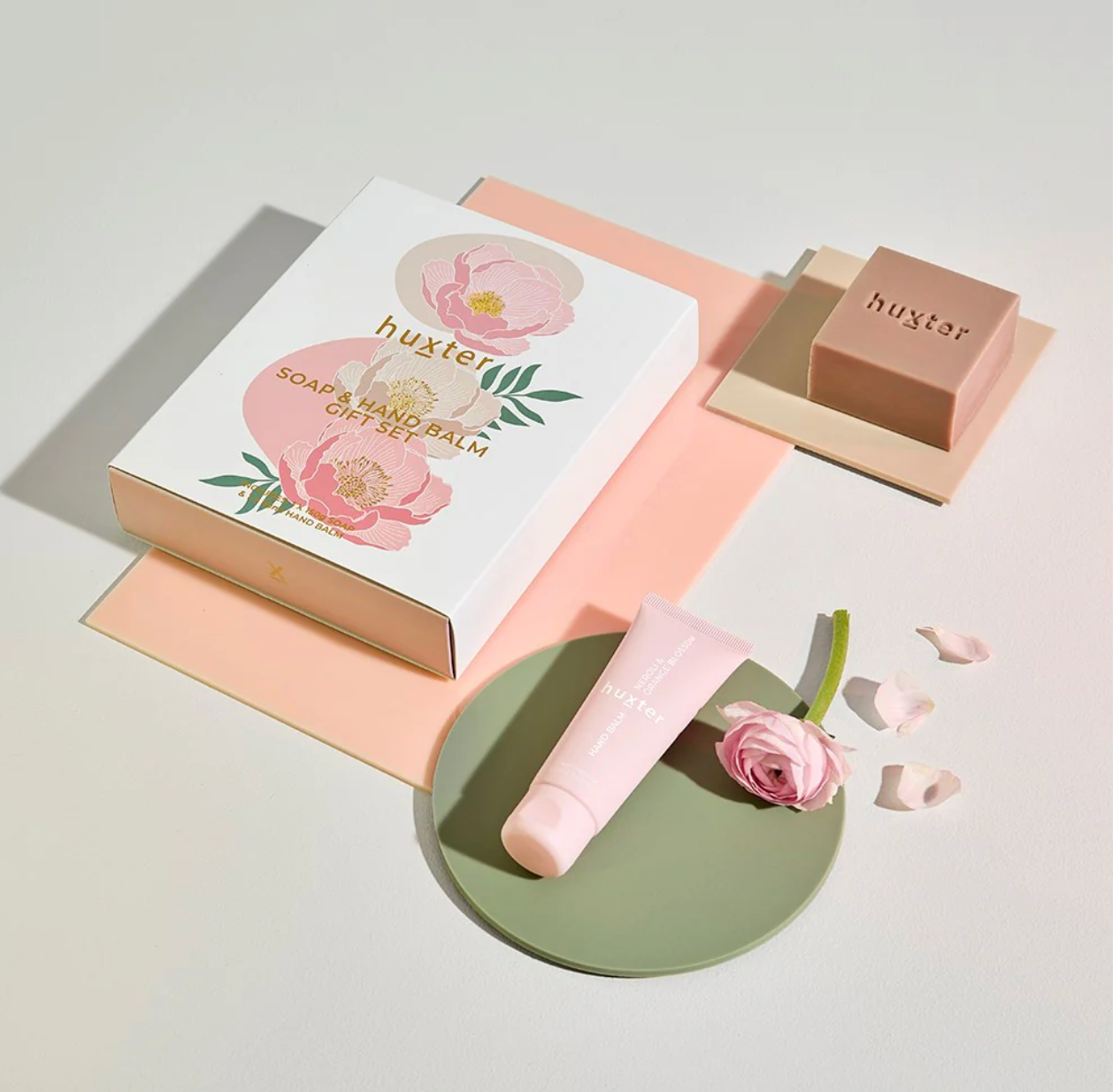 HUXTER - Soap & Hand Balm Gift Box | Neroli & Orange Blossom