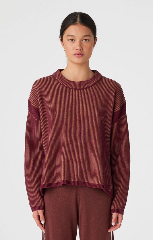 ARCAA -Josie Sweater - Merlot & Pecan