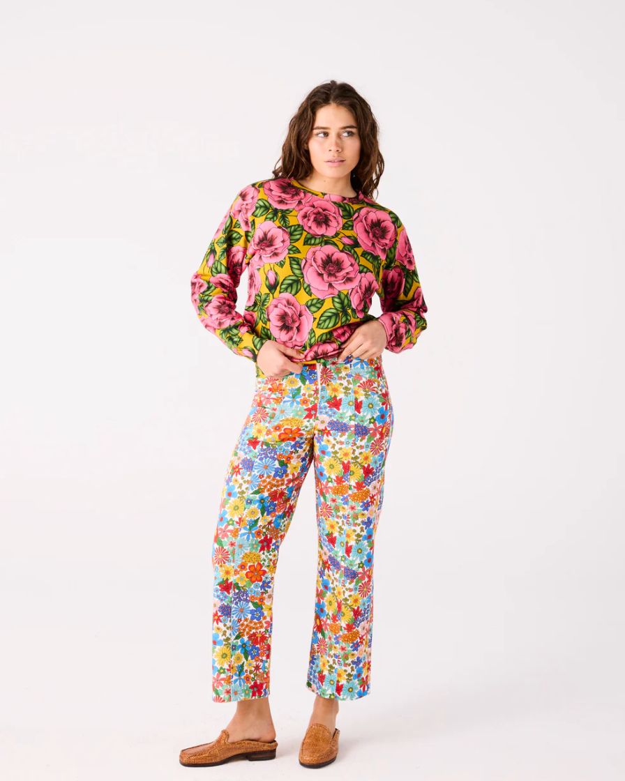KIP & CO - Golden Peony Adult Organic Cotton Sweater