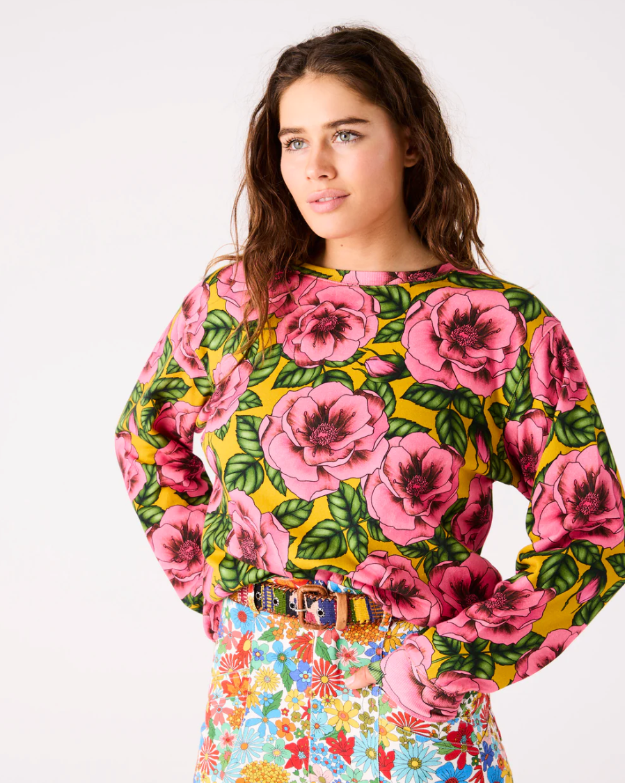 KIP & CO - Golden Peony Adult Organic Cotton Sweater