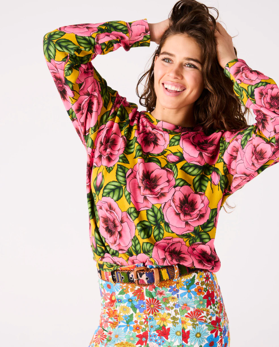 KIP & CO - Golden Peony Adult Organic Cotton Sweater
