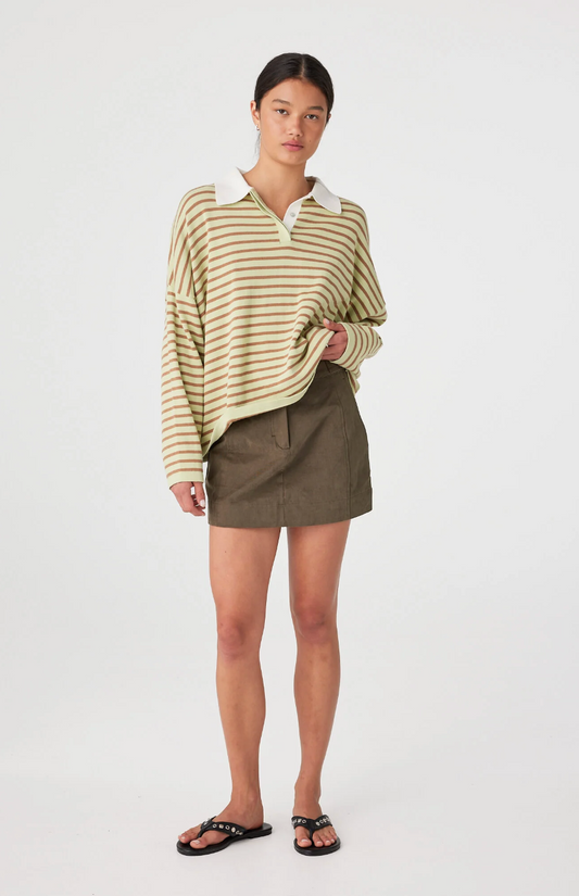 ARCAA - Rayne Knit Jersey - Celery & Pecan