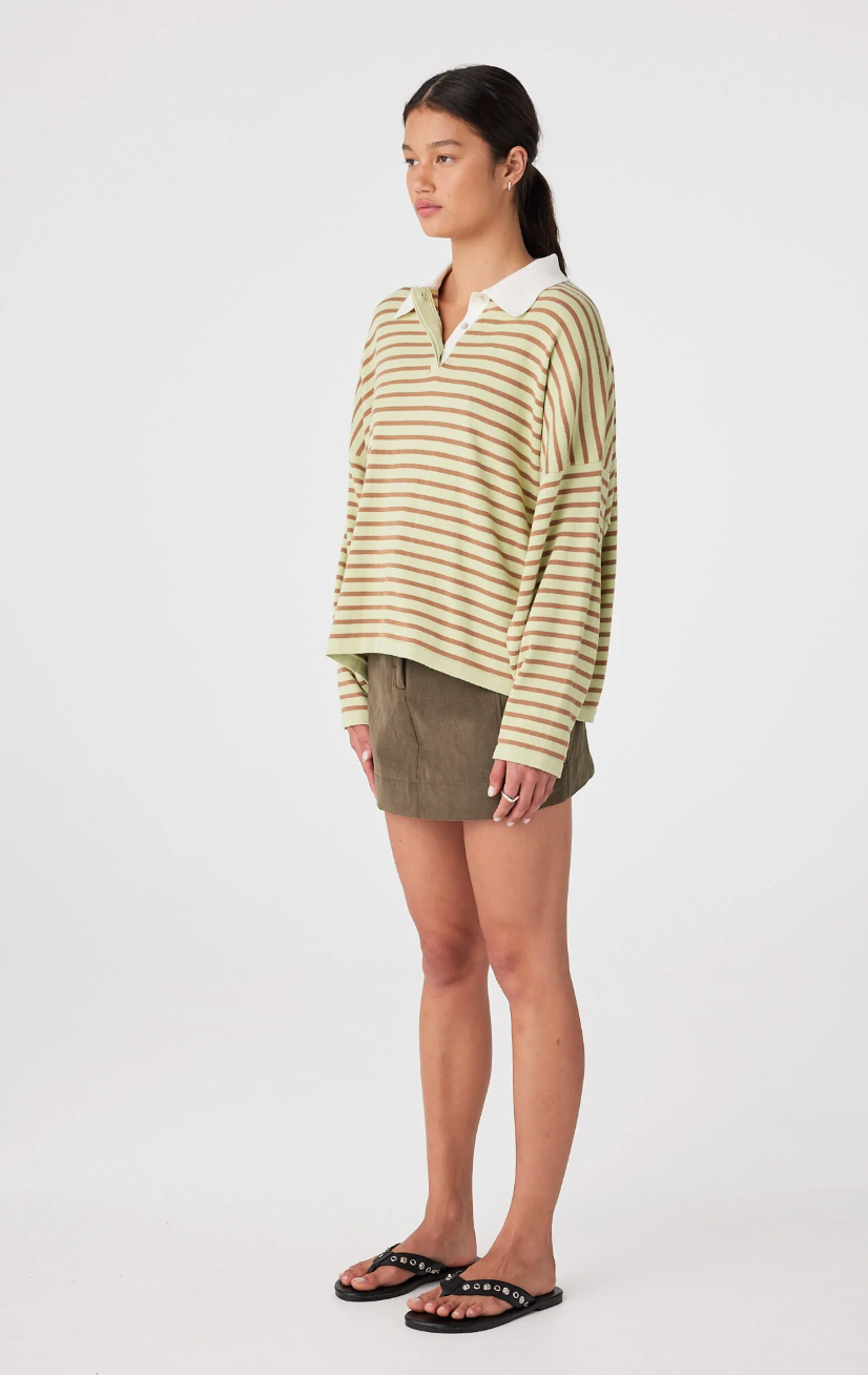 ARCAA - Rayne Knit Jersey - Celery & Pecan