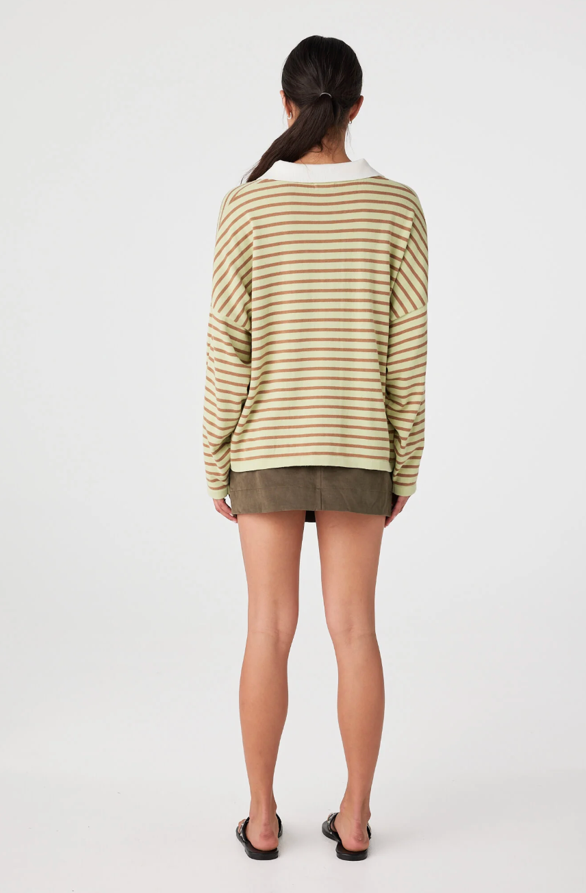 ARCAA - Rayne Knit Jersey - Celery & Pecan