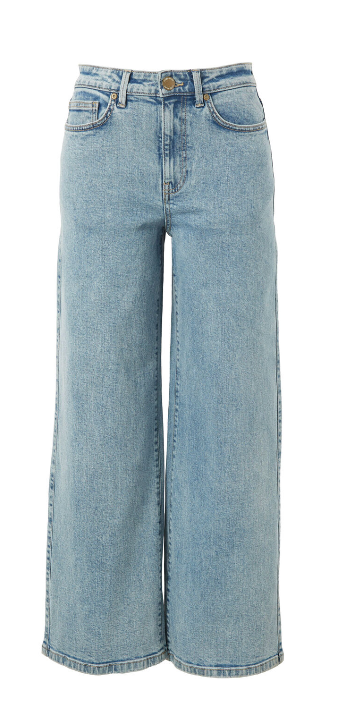 CERES LIFE - Evie Wide Leg Jean - Midnight Vintage Blue