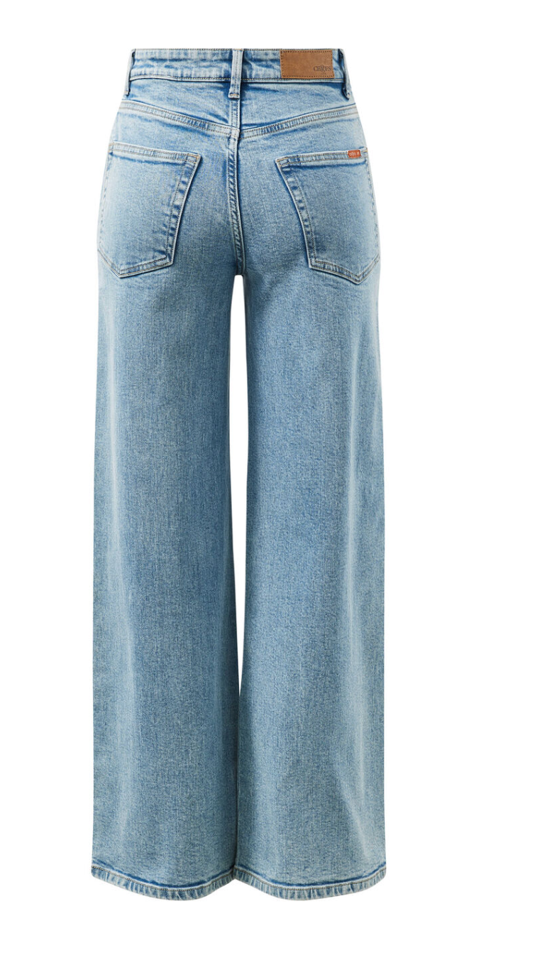 CERES LIFE - Evie Wide Leg Jean - Midnight Vintage Blue