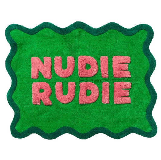SAGE + CLARE : Amalie Nudie Bath Mat - Spring Green