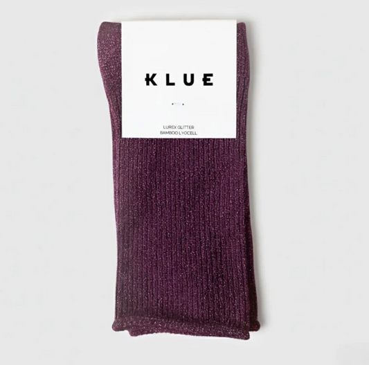 FRENCH BAZAAR - KLUE Glitter Lurex | BURGUNDY WINE