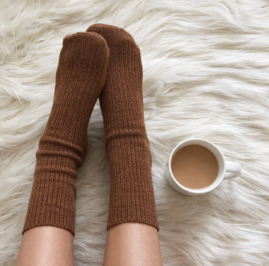 FRENCH BAZAAR - KLUE Glitter Lurex |CAMEL BROWN