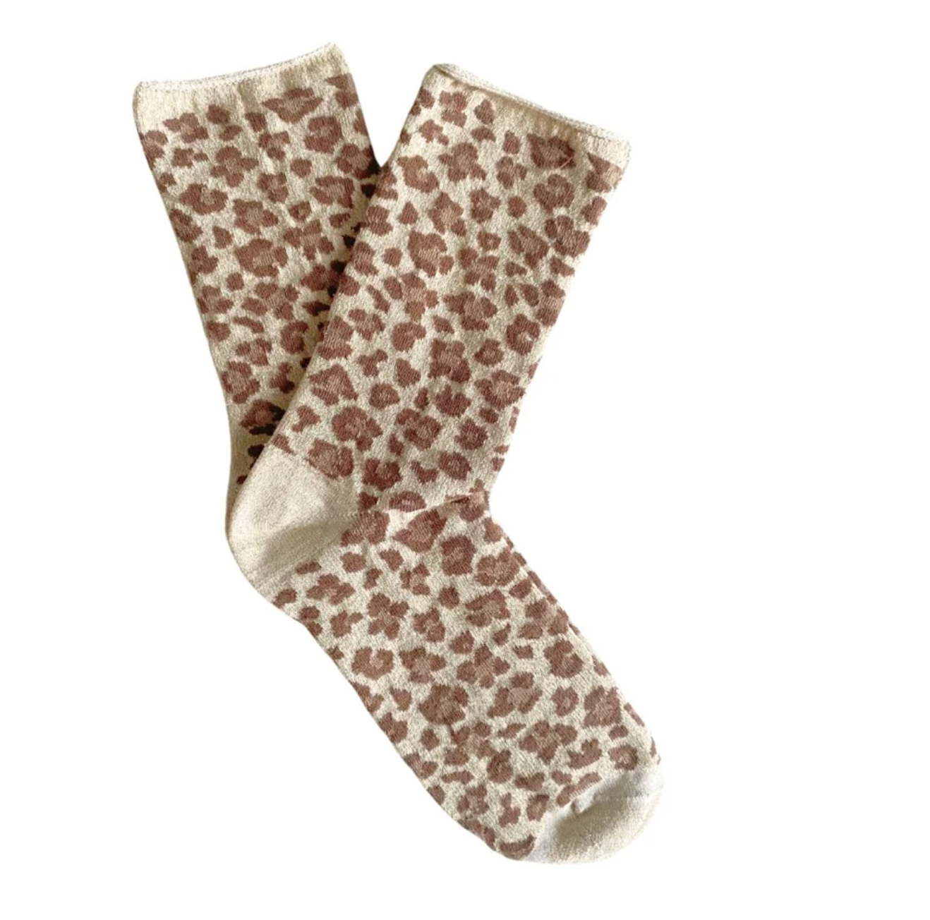 FRENCH BAZAAR - KLUE Glitter Lurex | LEOPARD Beige