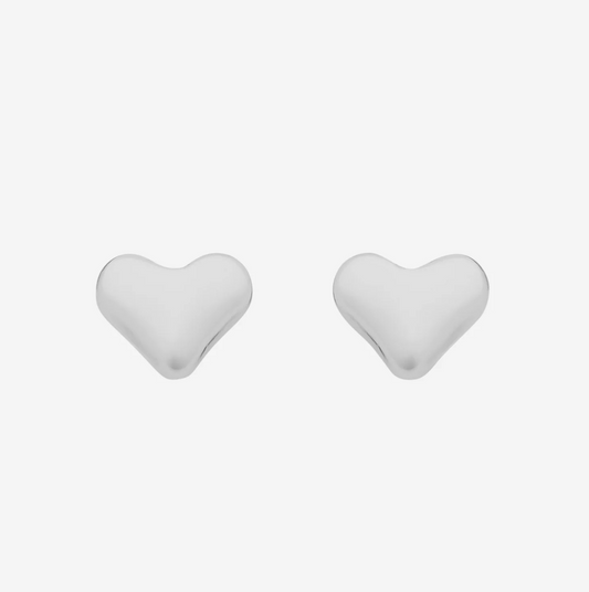 LIBERTE : Mariel Silver Heart Earring