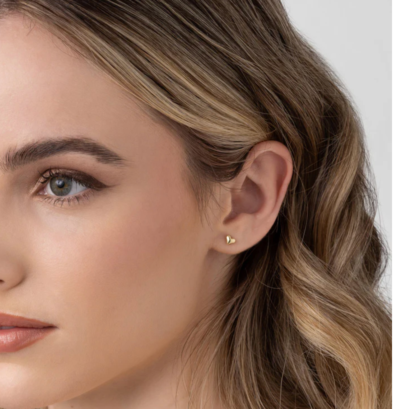 LIBERTE : Mariel Gold Heart Earring