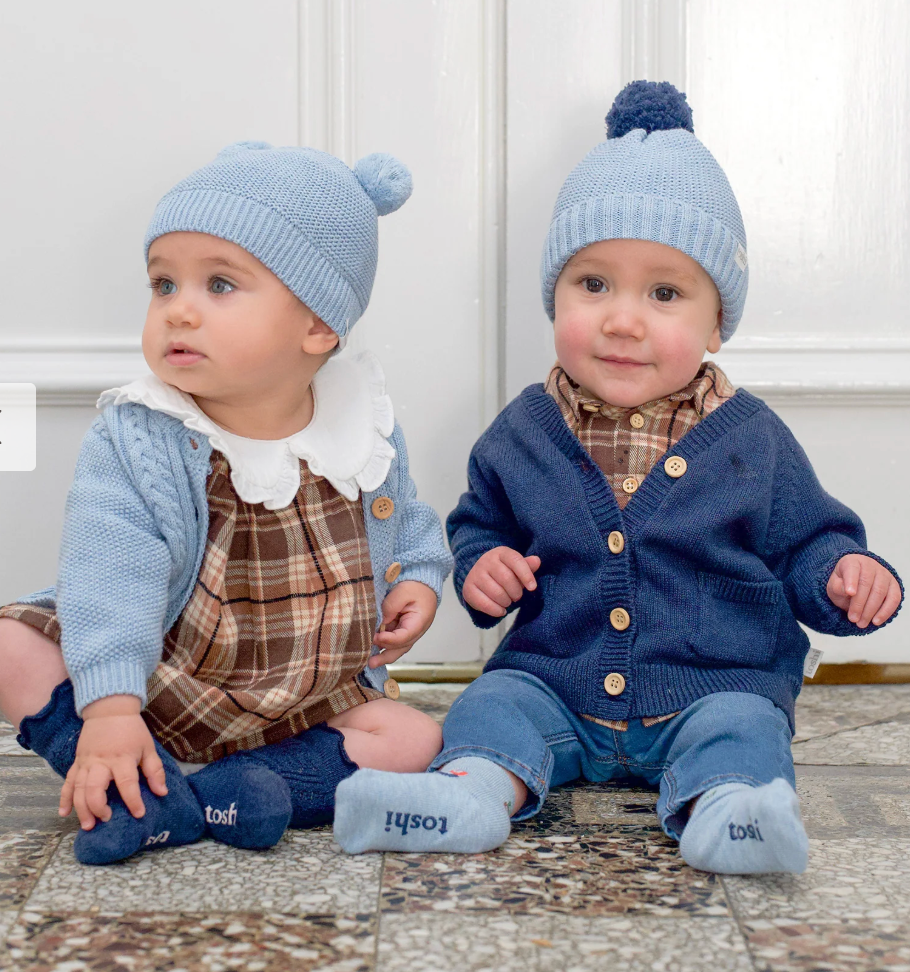 Toshi - Organic Beanie Snowy Bluebell