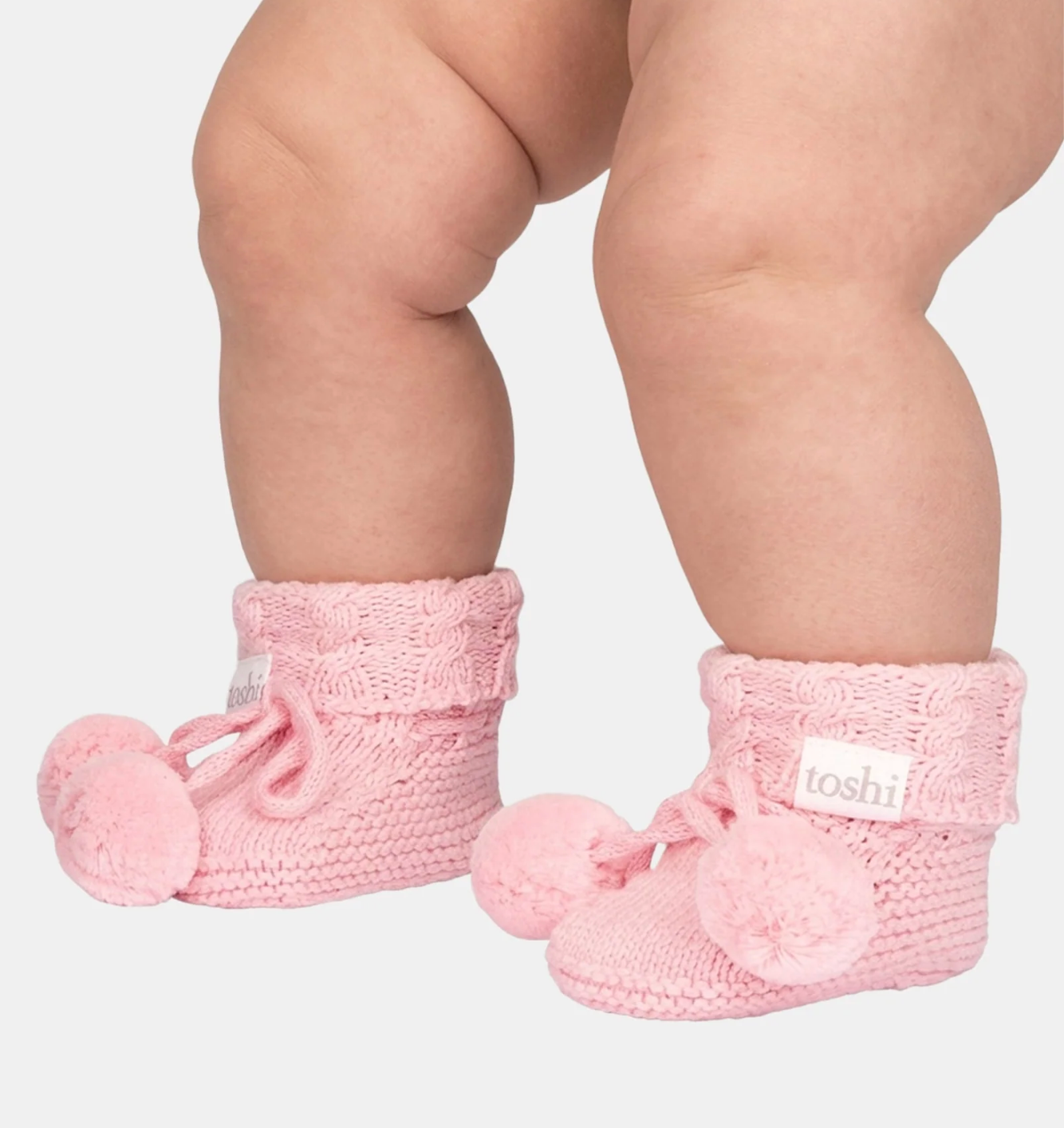 TOSHI : Organic Booties Yummy Misty Rose