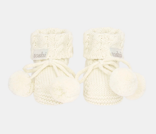 TOSHI : Organic Booties Yummy Cream