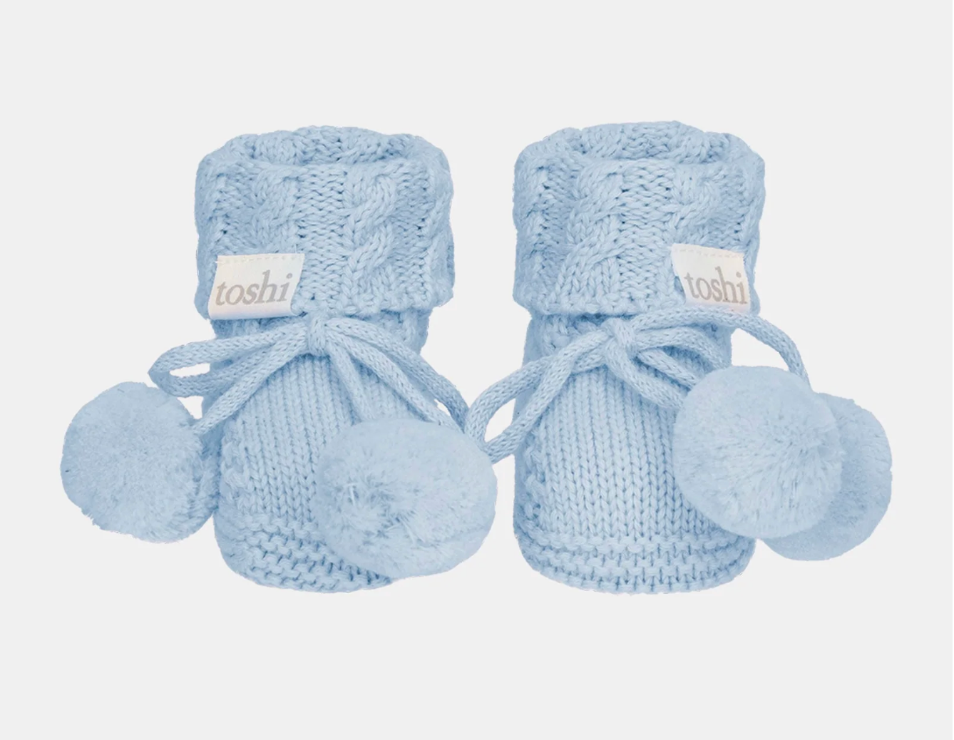 TOSHI : Organic Booties Yummy Bluebell