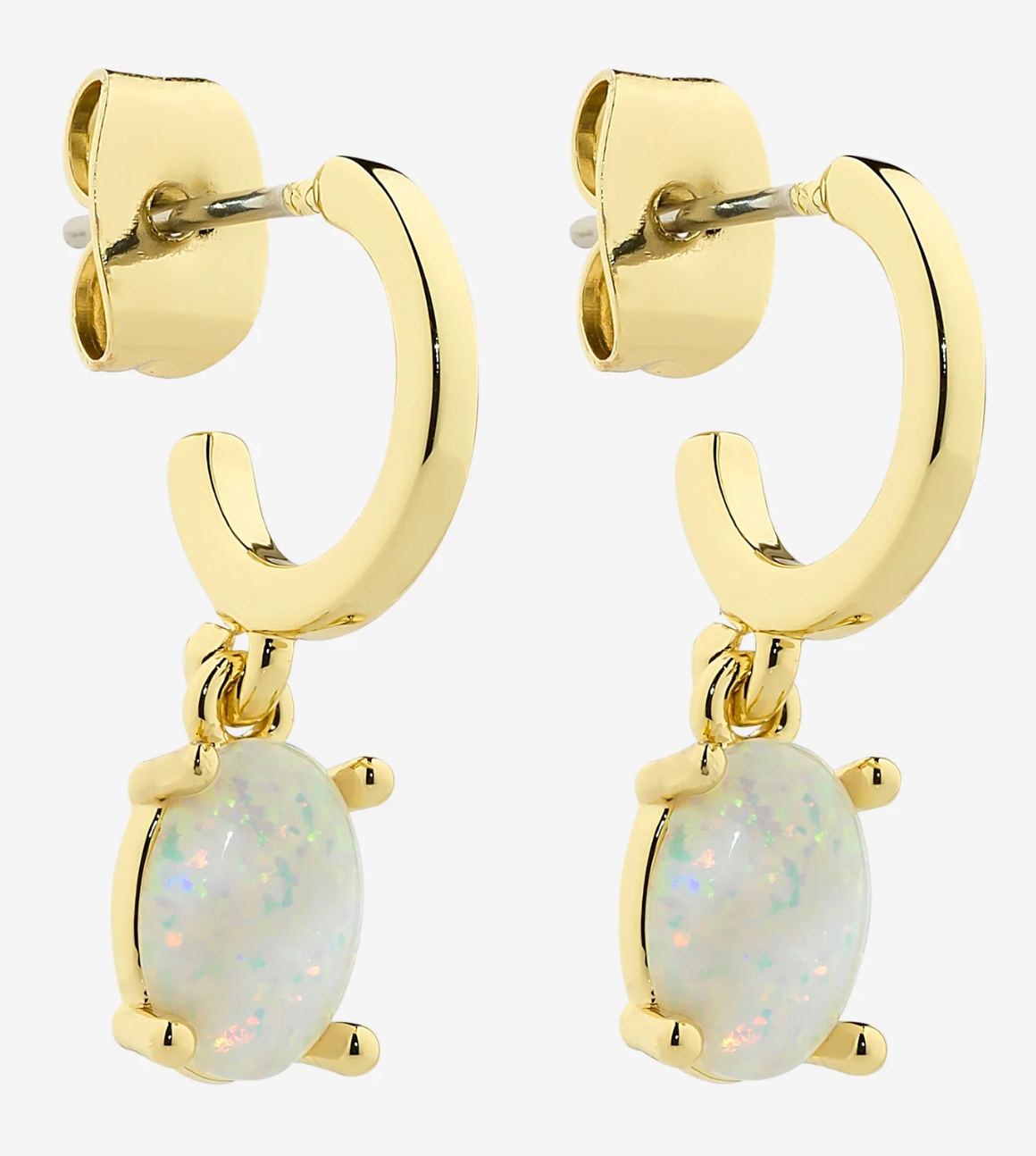 LIBERTE : Emery Gold Opal Drop Earring