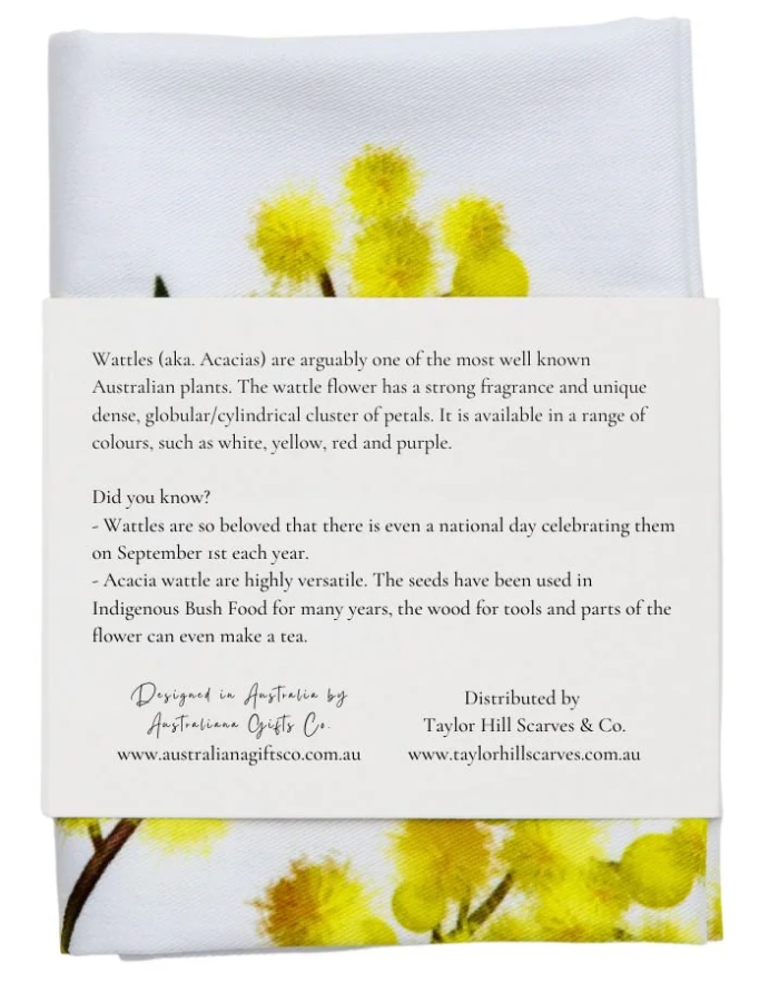 TAYLOR HILL- Golden Wattle Tea Towel