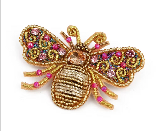 MY DORIS - Pink Bee Brooch