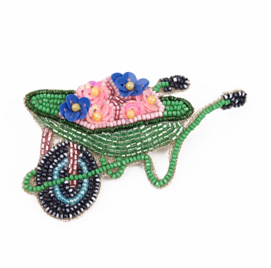 MY DORIS - WheelBarrow Brooch