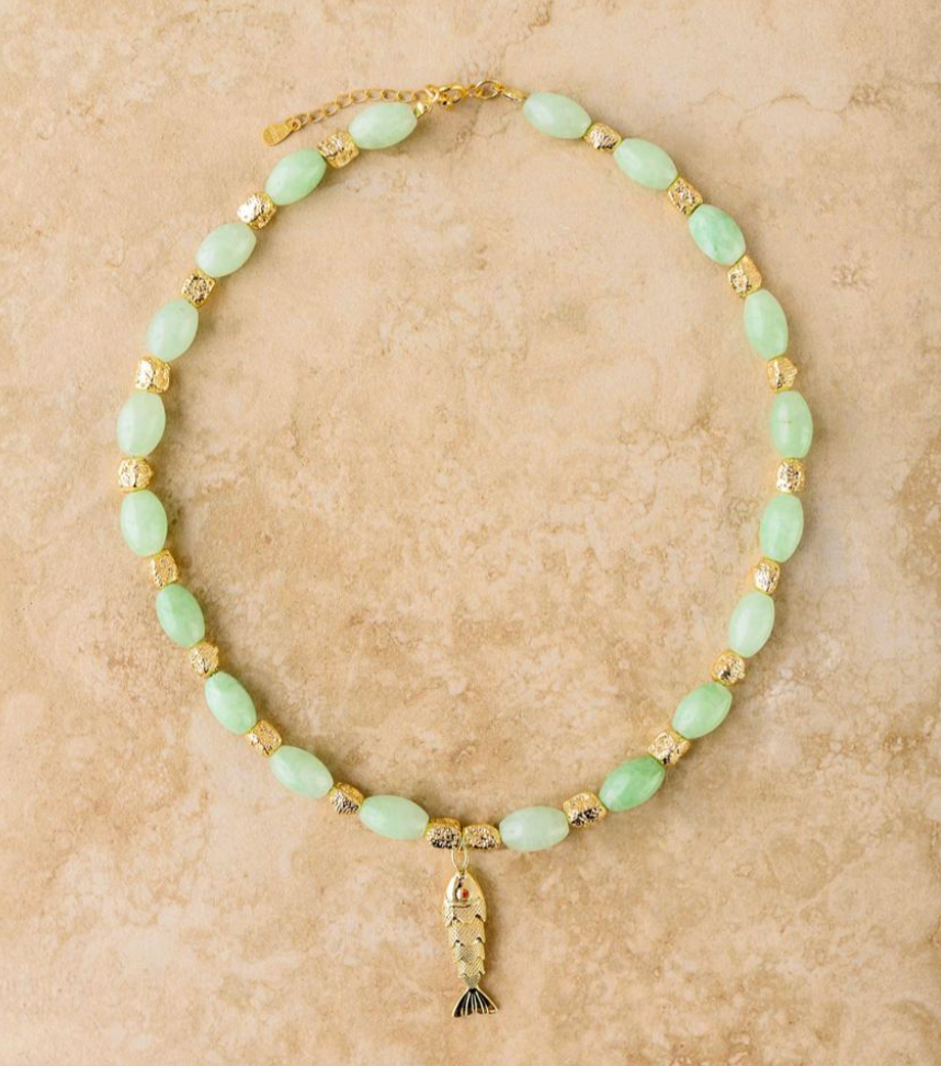 INDIGO & WOLFE : GOIA Jade - Necklace