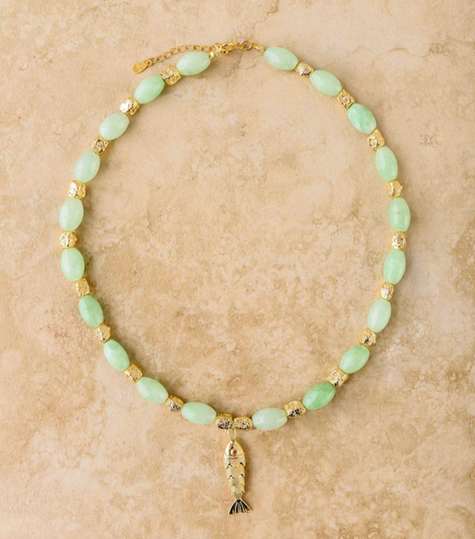 INDIGO & WOLFE : GOIA Jade - Necklace