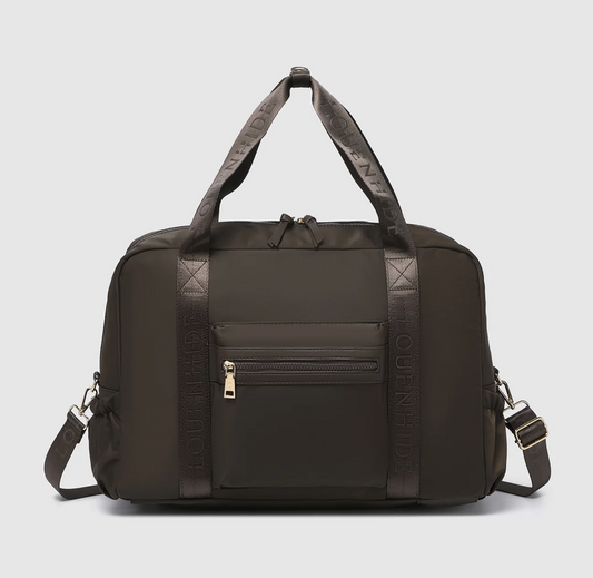 LOUENHIDE - Jenn Nylon Travel Bag - Chocolate
