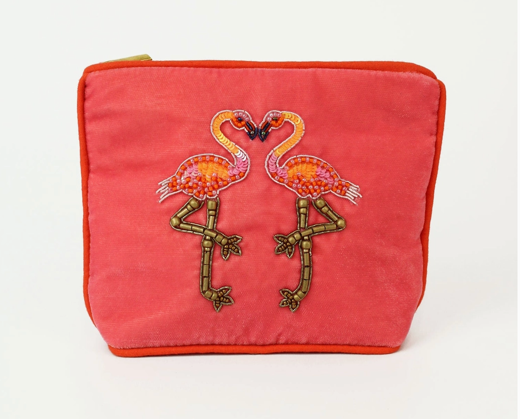 Pink Flamingo Small Purse