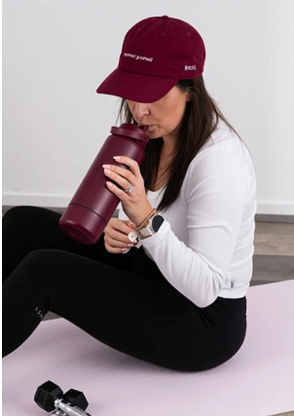 FETTCHI : Water Bottle - 1.1L - Bordeux