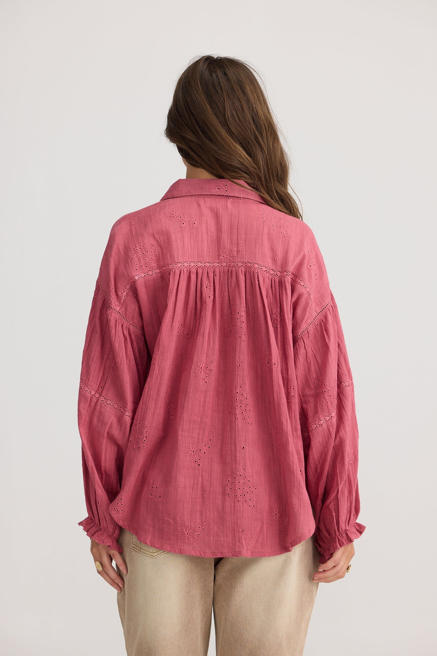 TALISMAN : Anastasia Rose Pink Collar - Shirt
