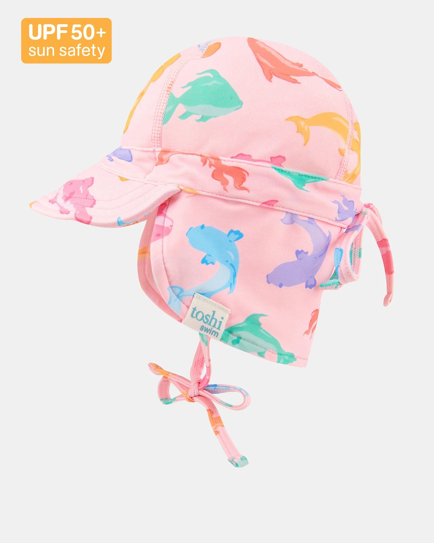 TOSHI : Swim Baby Flap Cap Classic - Dishy Fishy