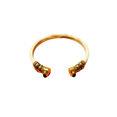 GAS BIJOUX : Sarina Ivory Brown Stone - Bracelet