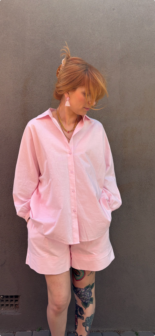 BRAVE + TRUE - Monty Shirt - Pink