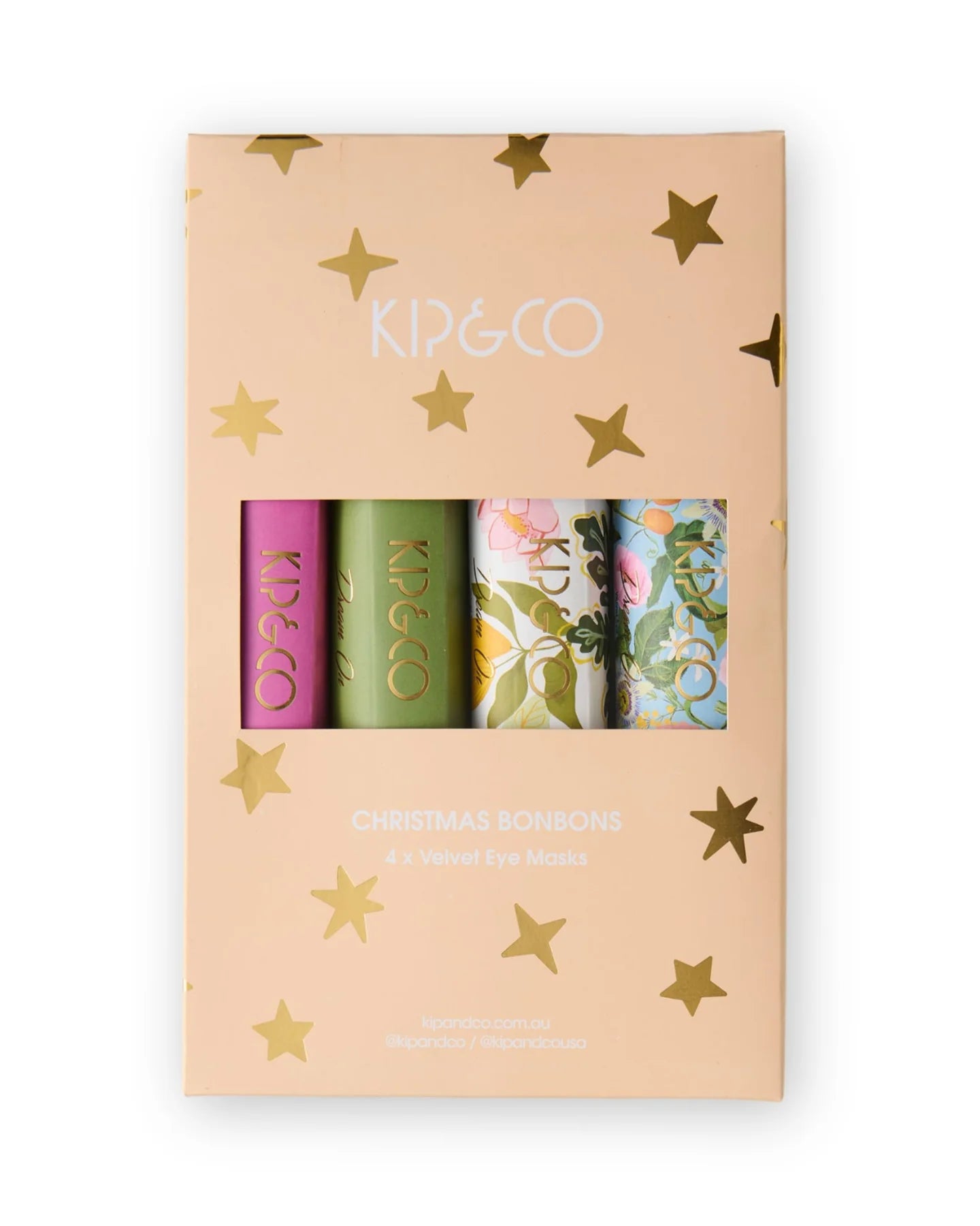 KIP & CO :  Eye Masks 4P Pack - Christmas Bon Bon